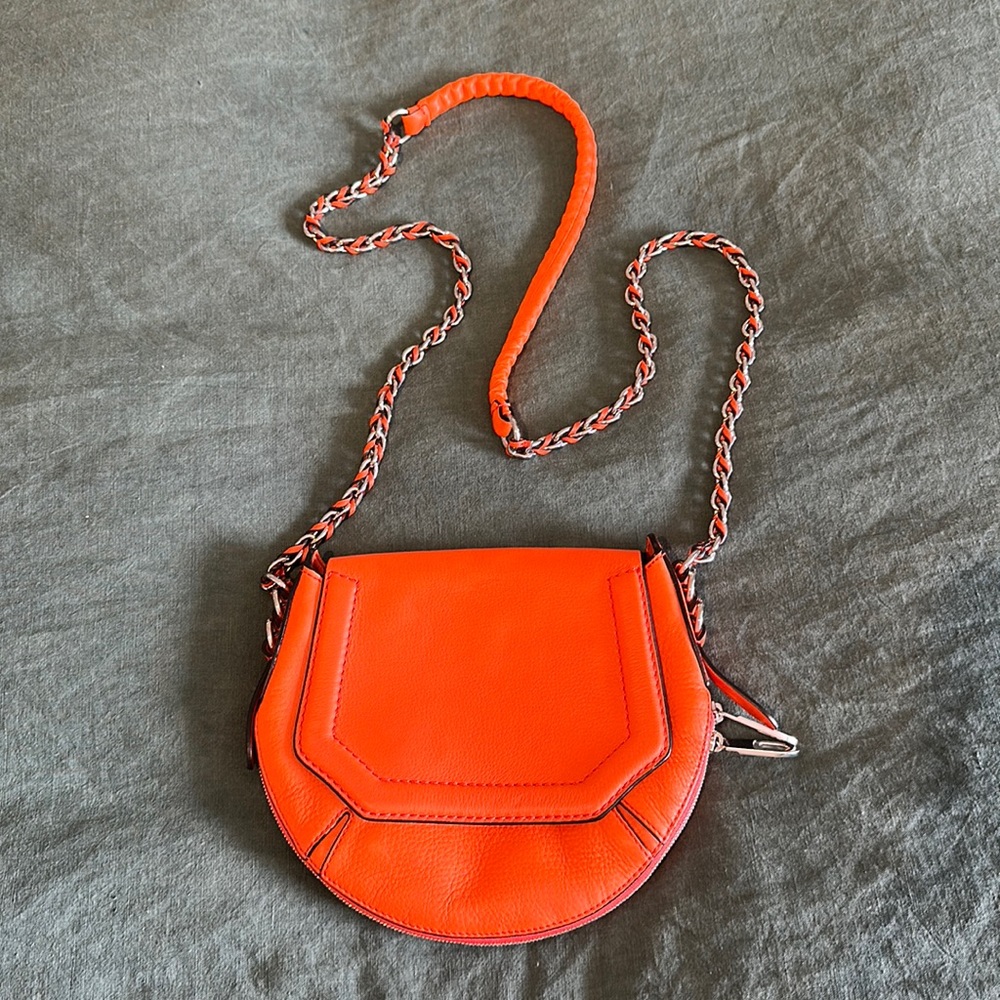 COPY - RAG & BONE BRADBURY MINI FLAP CROSSBODY ORANGE BAG